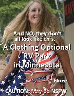 If you're considering camping here, remember, God created clothes to keep other people from getting sick. These aren't movie stars we're talking about. 